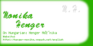 monika henger business card